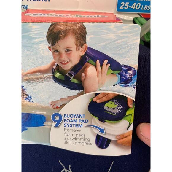 SWIMSCHOOL Boy’s Progressive Swim Trainer / Size: Small-Medium 25-40 LBS - Picture 4 of 6